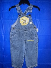 Vintage Teletubbies Denim Jean Overalls Baby Toddler 12 Months 90s Laa-Laa 283