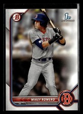 Mikey Romero 2023 1st Bowman Rookie Draft Prospect #BD-42 Boston Red Sox *244