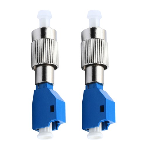 Conector de conversión de fibra óptica de 2 piezas adaptador convertidor híbrido Fc Lc