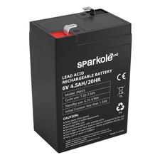 6v 4.5ah Battery Sealed Lead Acid Rechargeable Battery, Maintenance Free, for...