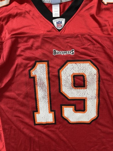 Vintage Keyshawn Johnson Tampa Bay Buccaneers Jersey Reebok #19 Men Size XL - Picture 5 of 5