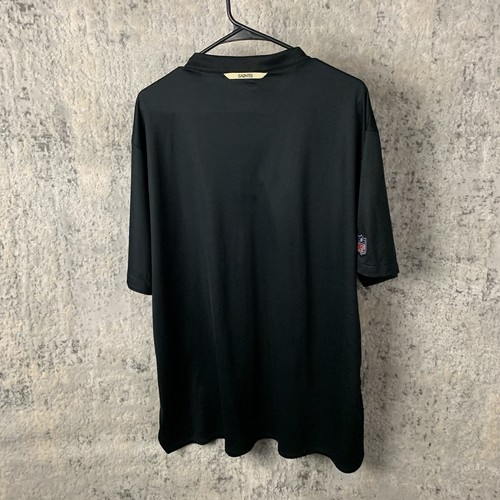 Nike On Field Apparel New Orleans Saints Blade Snap Shirt XXL Black NFL Men’s - Picture 8 of 13