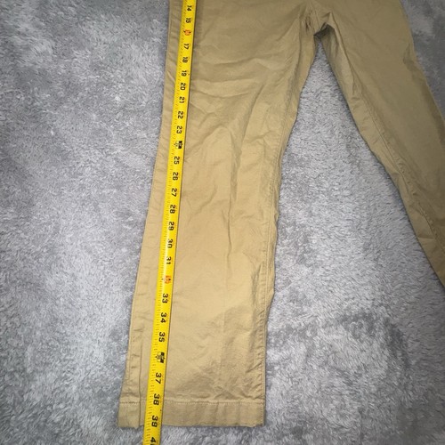 Best Made Co Chino Pants Beige Cotton Linen Flat Front Mens Size 34 x 30 - Picture 3 of 6