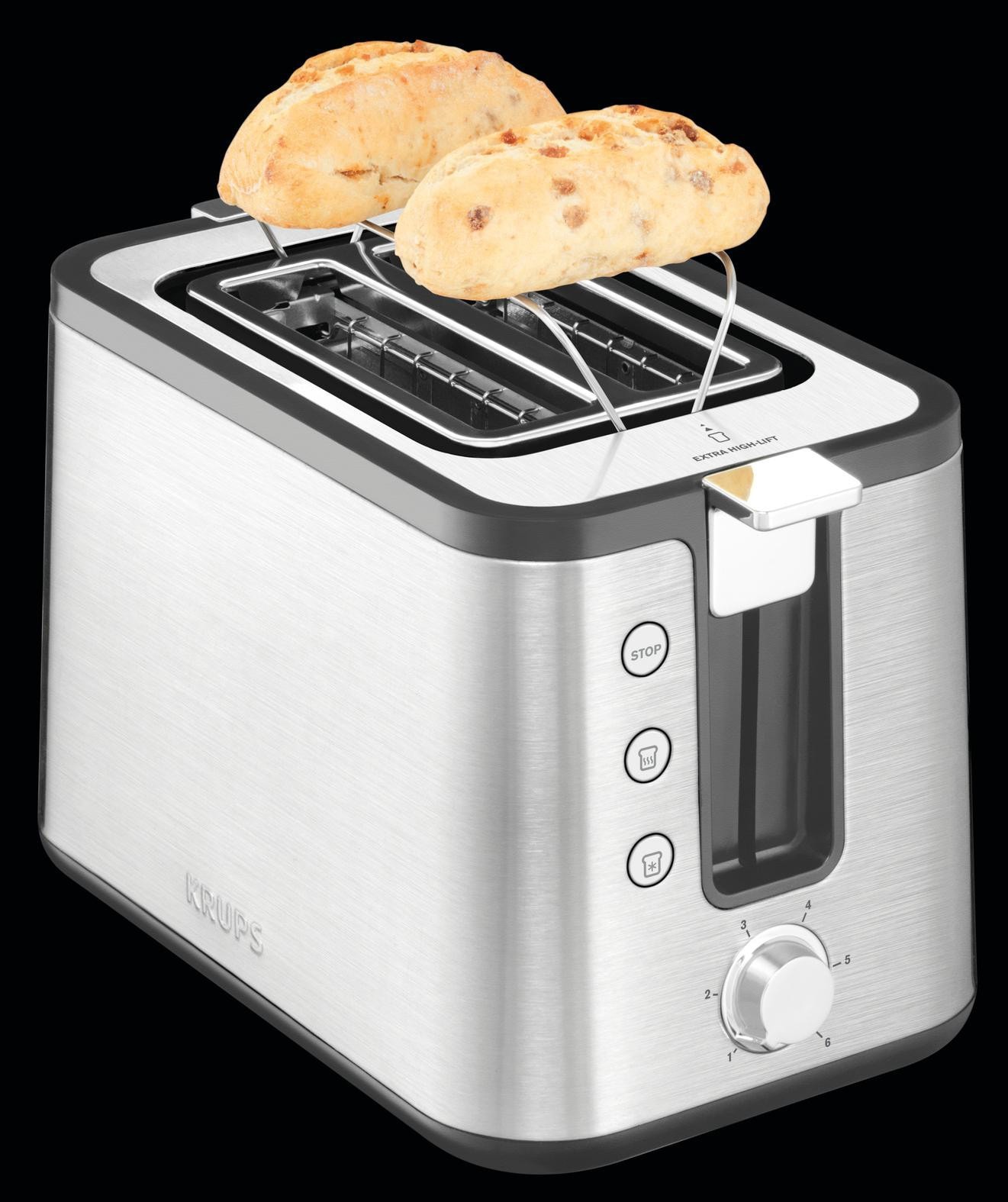 Krups KH442D Control Line Toaster Edelstahl