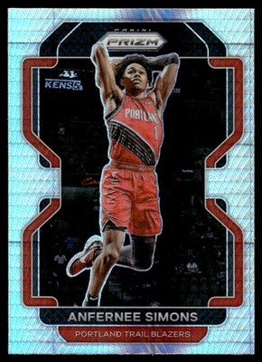 2021-22 Panini Prizm Hyper Anfernee Simons Portland Trail Blazers #168