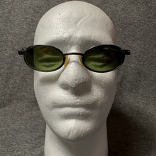 Vintage Authentic BOLLE RHODIA 2.0 Sunglasses Frame Italy Silver Metal / Black