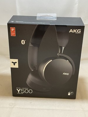 AKG Y500 Over-the-Head Black Wireless Headphones for sale