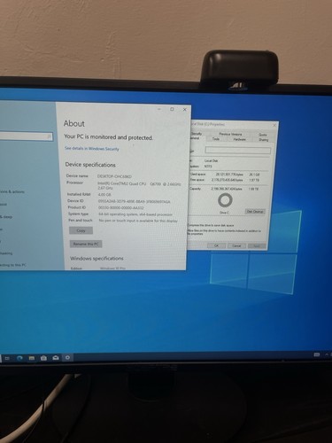 HP Pavilion M9426f Intel Core 2 Quad Q6700 2.6GHz 4 GB RAM 2TB HDD Win10Pro - Picture 3 of 3