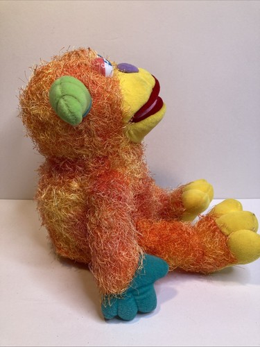 Aurora PUPPET Zonk Orange Monster Plush 14” Aurora World Fuzzy Stuffed Animal - Picture 2 of 4