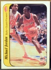 1986 Topps #8 of 11 MICHAEL JORDAN Rookie RC Sticker VG-EX to EX Nice Card
