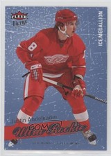 2008-09 Fleer Ultra Rookie Ice Medallion 31/100 Justin Abdelkader #214 0o5t