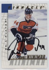 1997-98 Pinnacle Be A Player Auto Janne Niinimaa #144 Auto 4gd
