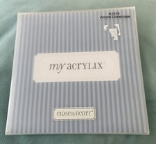 Close To My Heart My Acrlix stamp set A 1079 Amore Lowercase Used Alphabet