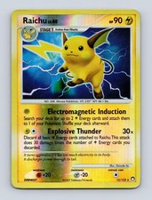 Raichu 15/123 Rare Mysterious Treasures Pokemon Reverse Holo Moderately Played on eBay