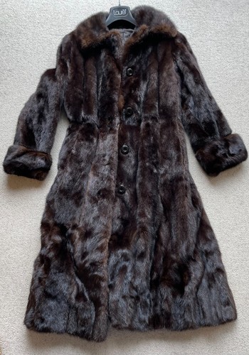 Gorgeous Vintage Mink Fur Coat with Shawl - Schiaparelli Paris ? - Picture 2 of 13