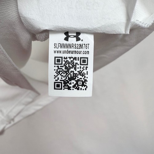Under Armour Mens UA Trophy Polo Shirt XL White Gray Short Sleeve Golf NWT - Picture 3 of 9