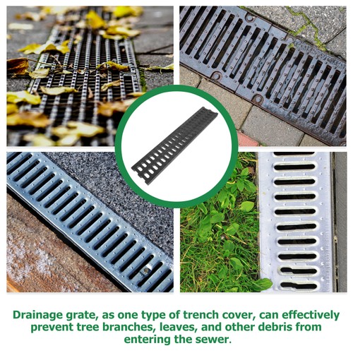 Trench Cover Drain Drainage Ditch Kitchen Channel Grate for Yard - Picture 12 of 12