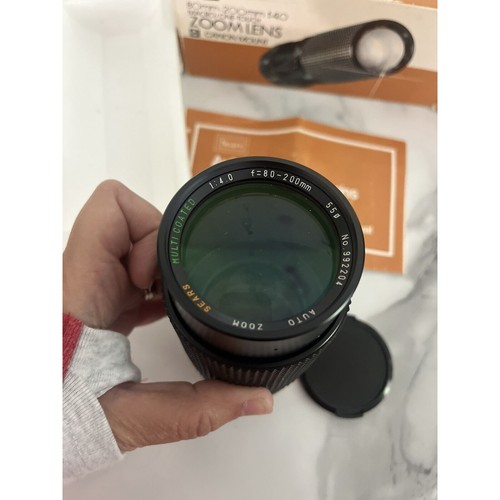 Canon Mount Vintage Sears Zoom Lens 80mm-200mm f:40 MD - Picture 12 of 13