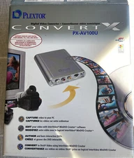 Plextor ConvertX PX - AV100U Digital Video Converter Video Capture