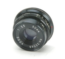 Three Enlarging Lenses Voss 3,5/50mm  Prerov Benar 4,5/10,5cm. For Repair Only.