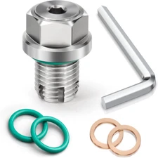 Oil Drain Plug Self-tapping Piggyback Stainless Steel Repair Kit M16.1-1.5x15mm 