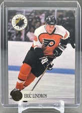 1993-94 LEAF NHL Hockey #7 Eric Lindros Philadelphia Flyers Hat Trick Artists
