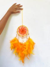 Handmade Dream Catcher With Feather Wall Or Car Hanging Decoration Ornament New