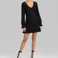 WOMEN'S BLACK DRESS S WILDFABLE