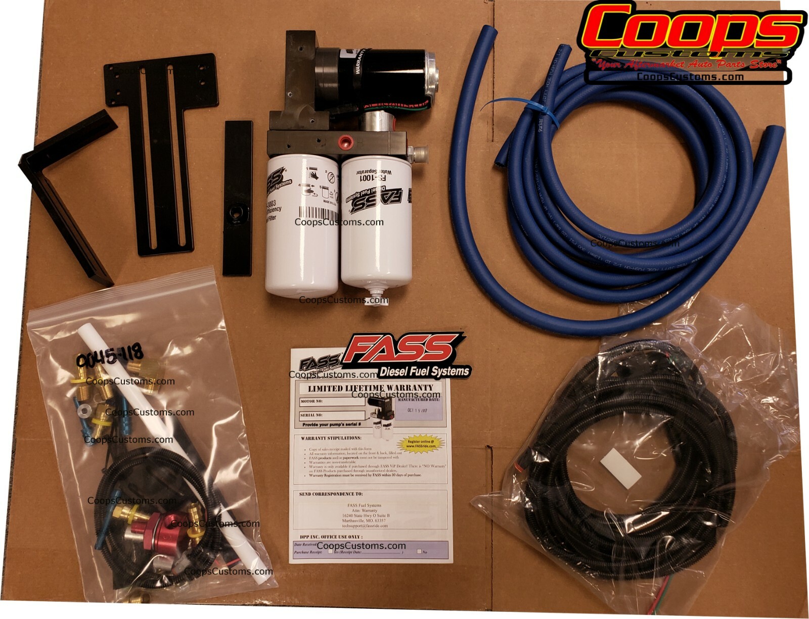 FASS 140GPH Fuel Lift Pump System 0307 Ford F250 F350 6.0L Powerstroke