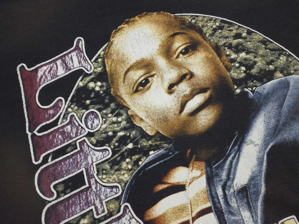 Vintage 2000s Black Lil Bow Wow Kids Shirt Youth XL Oversized T Rap Tee Y2K 90s - Image 4 of 4
