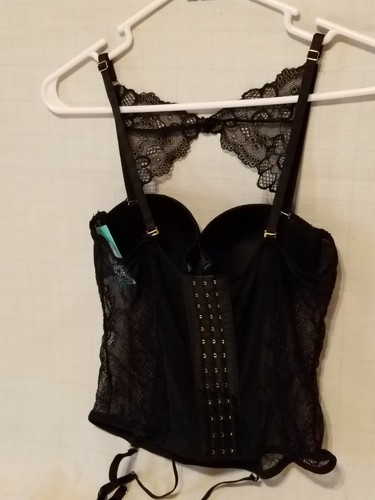 SEXY Corsé FREDERICK'S of Hollywood - Miliana Peak - Talla M - Nuevo con Etiquetas $54 - Imagen 7 de 12