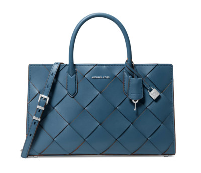 🌺🌹Michael Kors Scarlett Medium Woven Leather East West