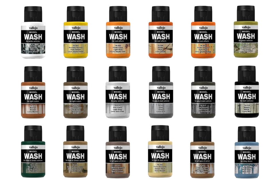 hochwertige Vallejo Model Wash FX Farben, hier finden Sie verschiedene Sorten
