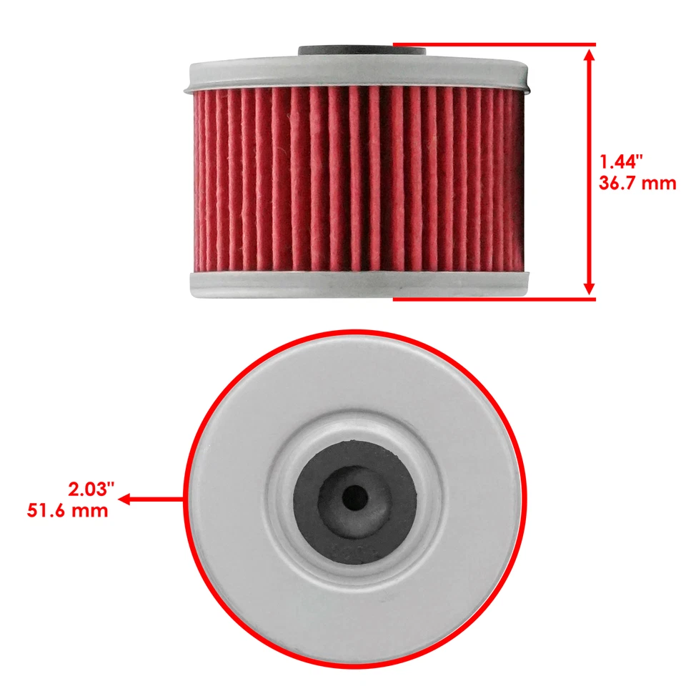 Air & Oil Filter For Honda Sportrax 400 TRX400EX 2000-2008 17254-HN1-000 - Image 3 of 4