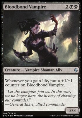 MTG Magic the Gathering Bloodbond Vampire (104/313) Battle for Zendikar LP