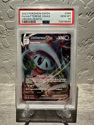 🔥Hatterene Vmax Full Art 066/159🔥 Pokemon TCG Crown Zenith 🔥Hatterene Vmax Full Art 066/159🔥 Pokemon TCG Crown Zenith