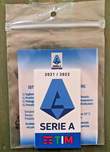 Patch Badge Logo Patch 2022 2021 SERIE A TIM Rubber 2021/22 NEW Juve Championship