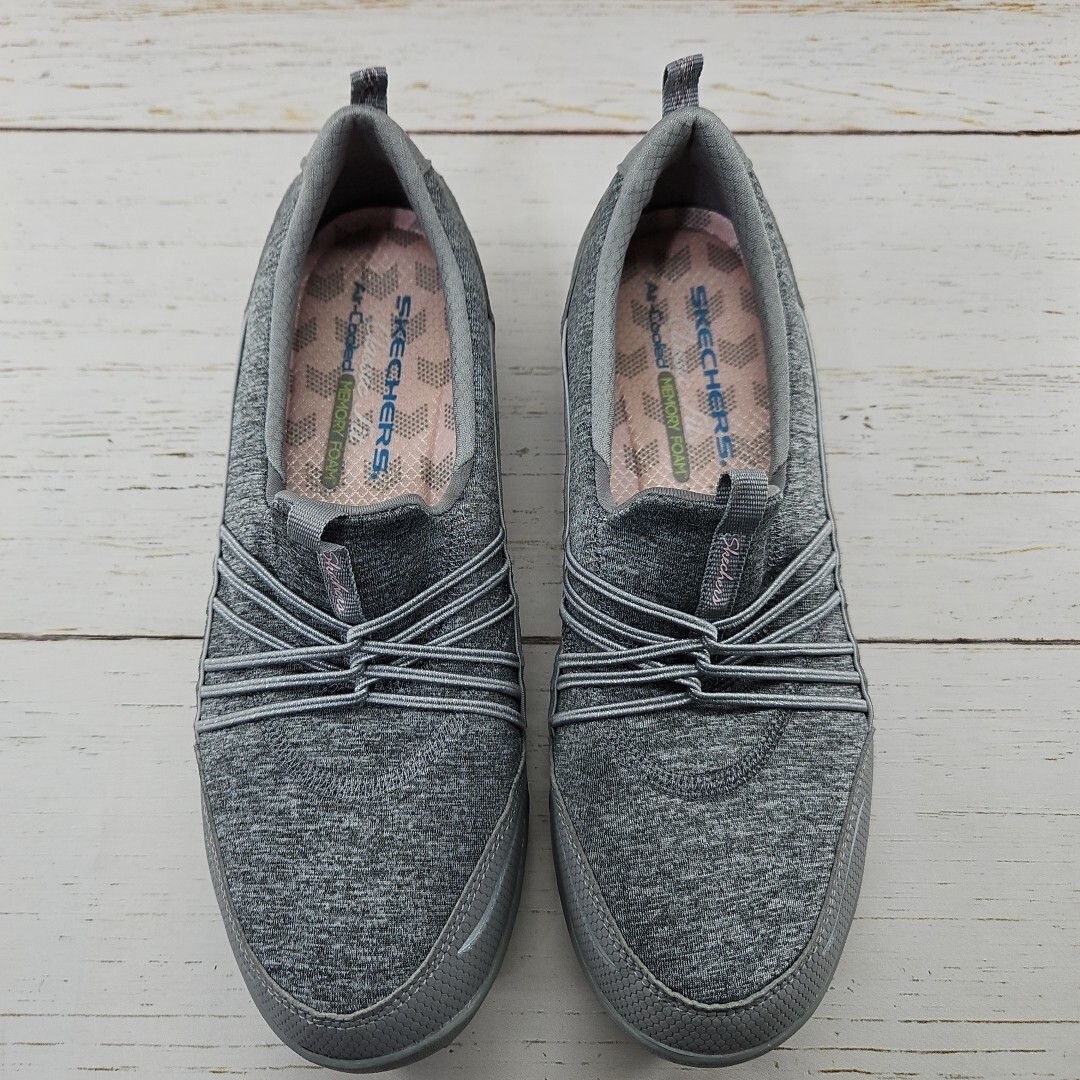 SAOLA Sneaker Skechers Empress Solo Mood donna 9 5 grigio slip on memory foam 23118