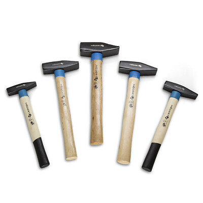 Högert Schlosserhammer m. Holzgriff u. Stielschutz 100 - 2000g Präzisions Hammer