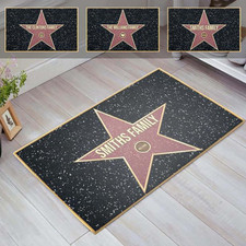 Hollywood Walk of Fame Custom Various Symbols Doormat Hollywood Welcome Mat
