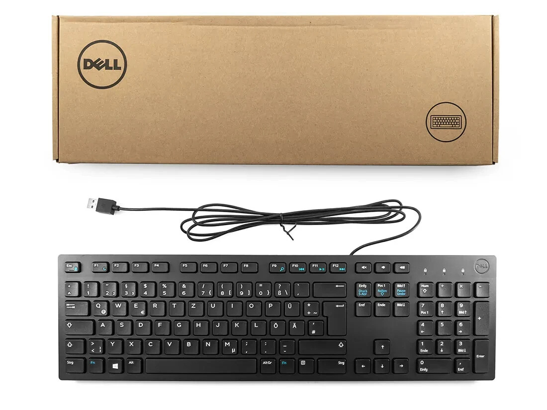 Dell 580-ADMT KB216 Wired Keyboard - Black for sale online | eBay 