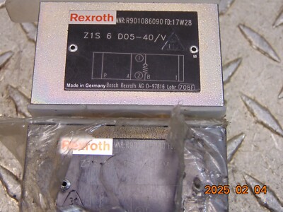 NEW REXROTH R901086090 CHECK PLATE SANDWICH PLATE Z1S-6-D05-40/V