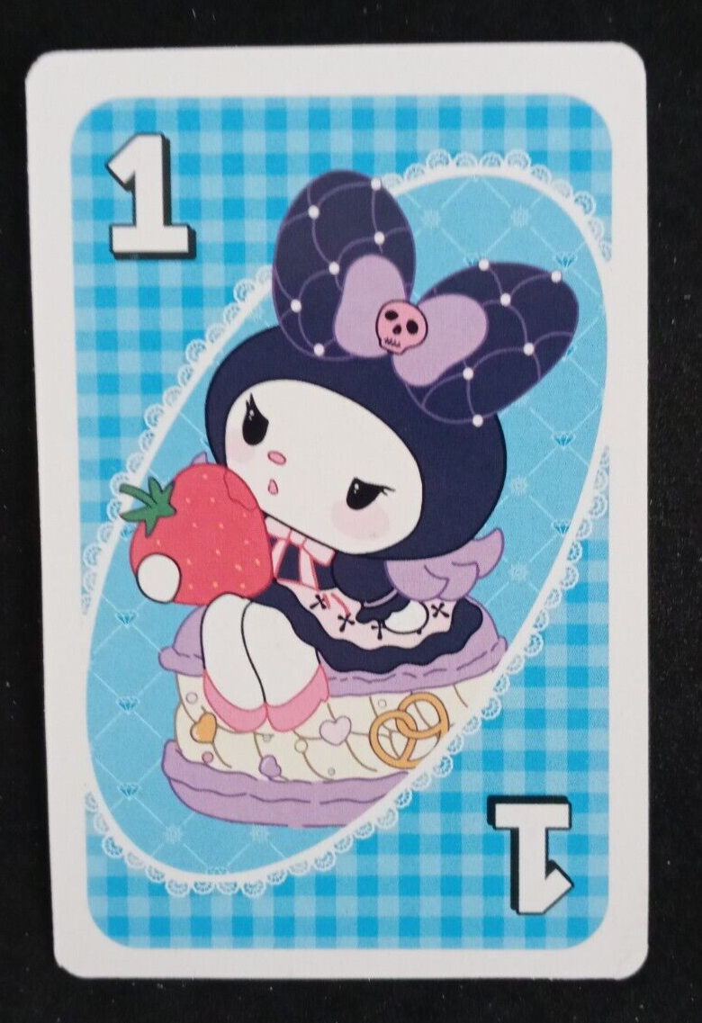 Hello Kitty Sanrio Uno Card Kuromi Blue #1 | eBay