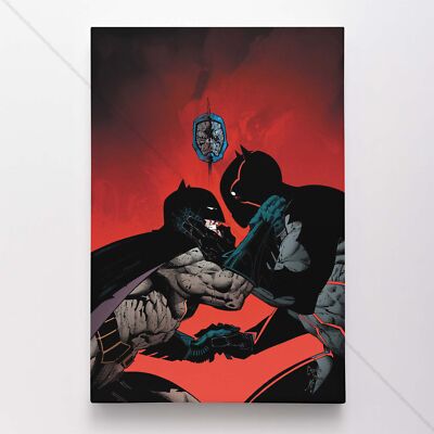 Batman Poster Canvas DC Dark Knight Comic Book Cover Art Print #6540