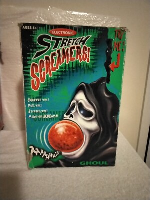 QUEST TOYS ELECTRONIC Stretch Screamers GHOSTFACE GHOUL Rare W