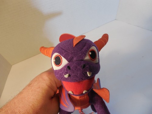 2012 ACTIVISION JUST PLAY SPYRO THE PURPLE DRAGON VIDEO GAME PLUSH DOLL FIGURE - Foto 5 di 10