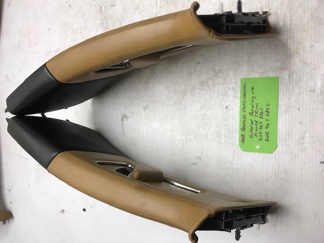 06 07 08 BENTLEY CONTINENTAL FLYING SPUR LEFT RIGHT B PILLAR INTERIOR TRIM PANEL