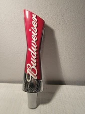 Bowtie Red Anheuser Busch Budweiser Tap Handle Large Tapmarker Raised 12. 5 In