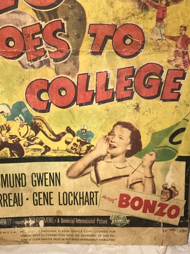 Original "Bongo Goes to College" 1952 LOBBY Card #342 US - Picture 4 of 5