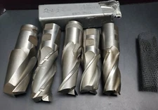 LARGE DIA. End Mill Lot 2" 2½" Putnam Weldon HSS Machinist Chamfer Square K&T